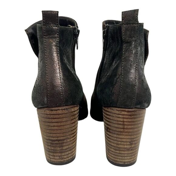 Paul Green Womens Size UK 6 US 8.5 Rockin Brown Suede Leather Zipper Ankle Boot - Picture 5 of 8